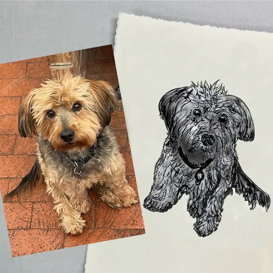 Collagraph Printmaking: Pet Portraits Class (Nov 16-17)